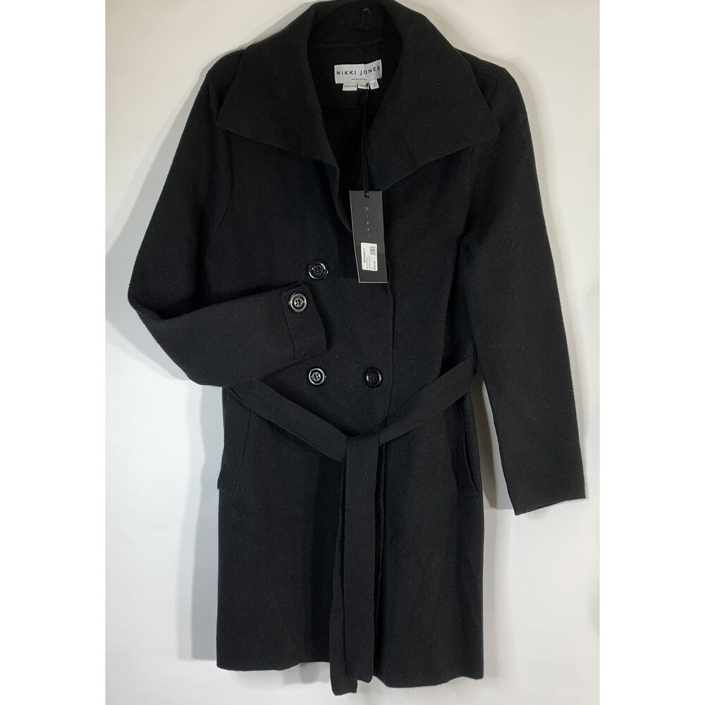 Nikki Jones Boutique Montreal Heavy Sweater Duster Blazer Coat Women Size S NWT